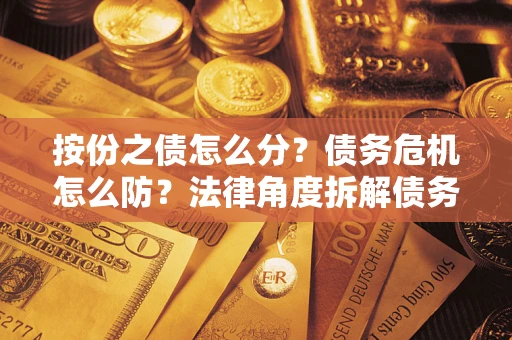 武汉按份之债怎么分？债务危机怎么防？法律角度拆解债务分配与风险自保指南