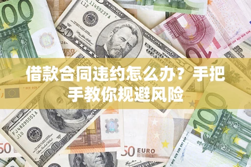 武汉借款合同违约怎么办？手把手教你规避风险