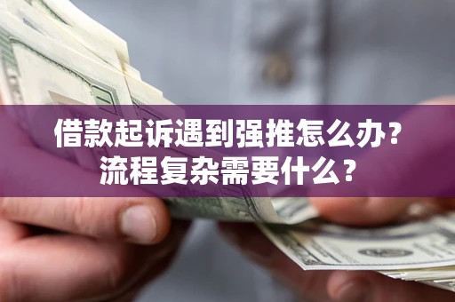 武汉借款起诉遇到强推怎么办？流程复杂需要什么？