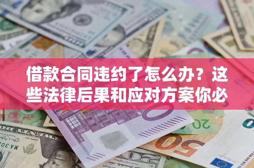 武汉借款合同违约了怎么办？这些法律后果和应对方案你必须知道