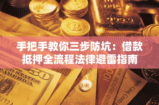 武汉手把手教你三步防坑：借款抵押全流程法律避雷指南