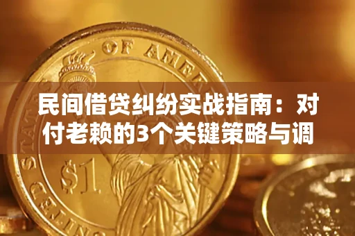 武汉民间借贷纠纷实战指南：对付老赖的3个关键策略与调解盲区解析