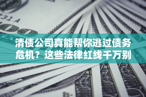武汉清债公司真能帮你逃过债务危机？这些法律红线千万别踩